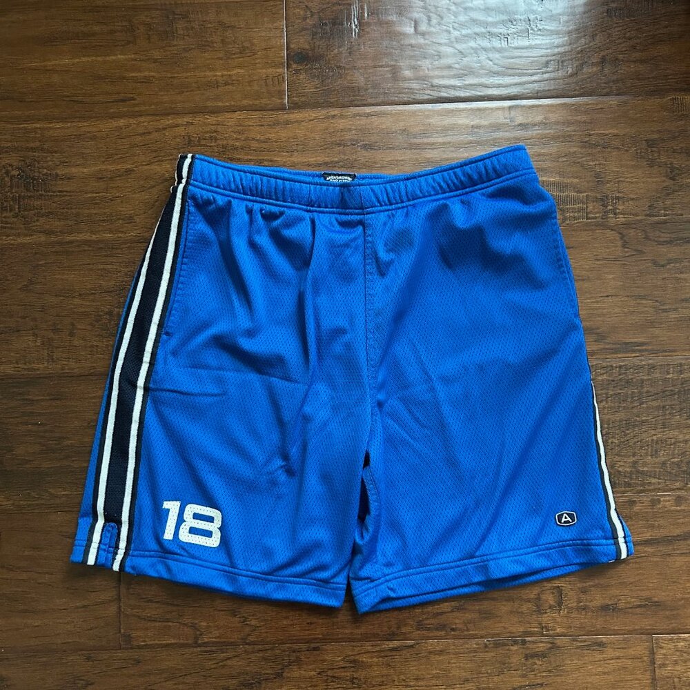 Abercrombie and Fitch gym basketball mens blue shorts L large